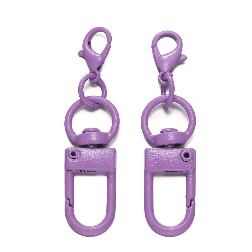 Color paint zinc alloy lobster buckle key ring iy bag key ring doll pendant metal accessories