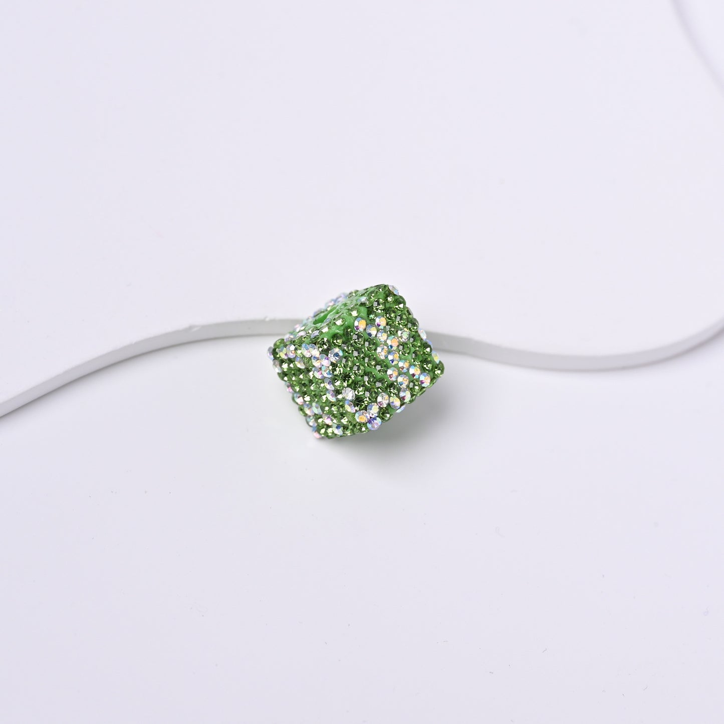 Cube AB Color Clay Beads