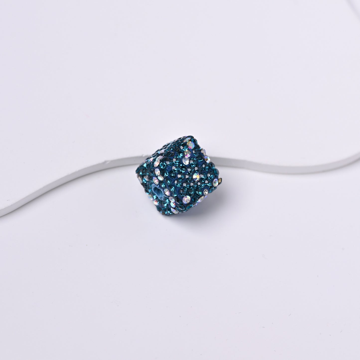 Cube AB Color Clay Beads