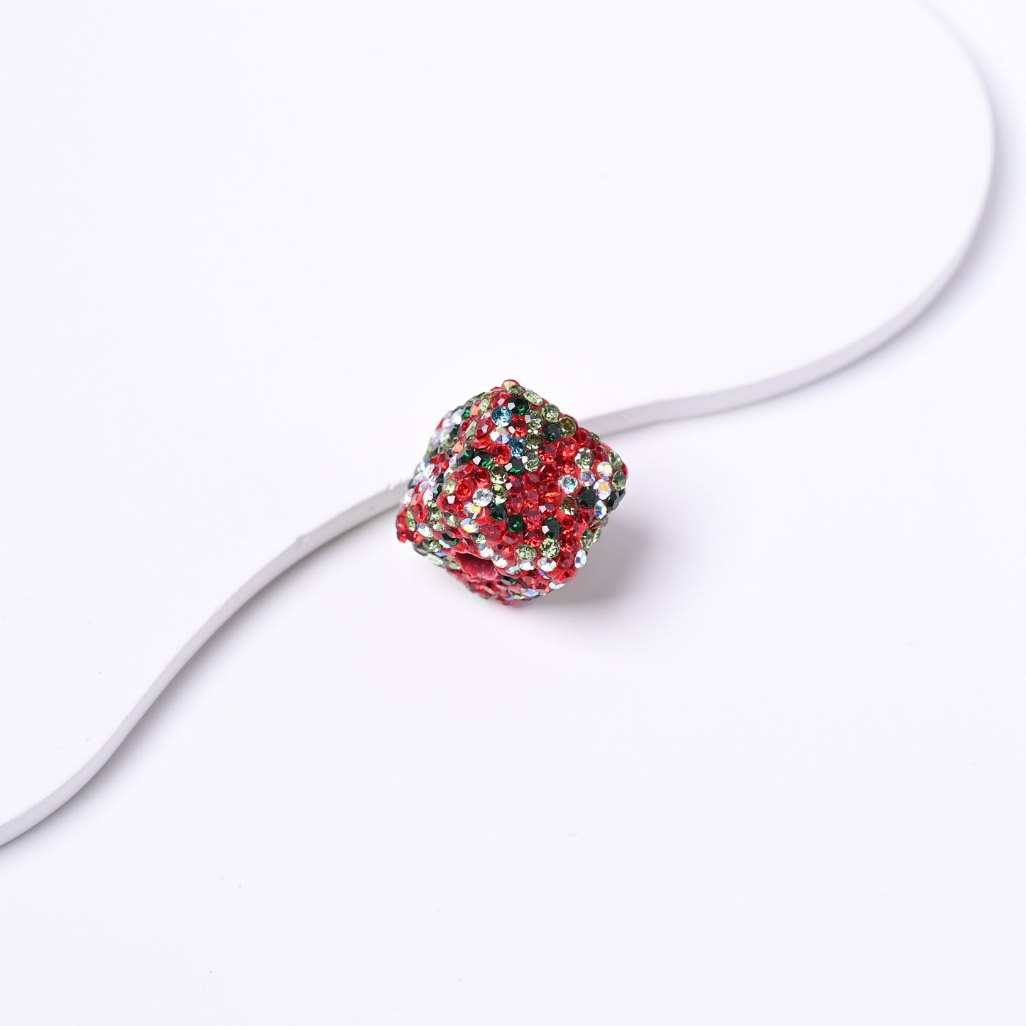 Cube AB Color Clay Beads