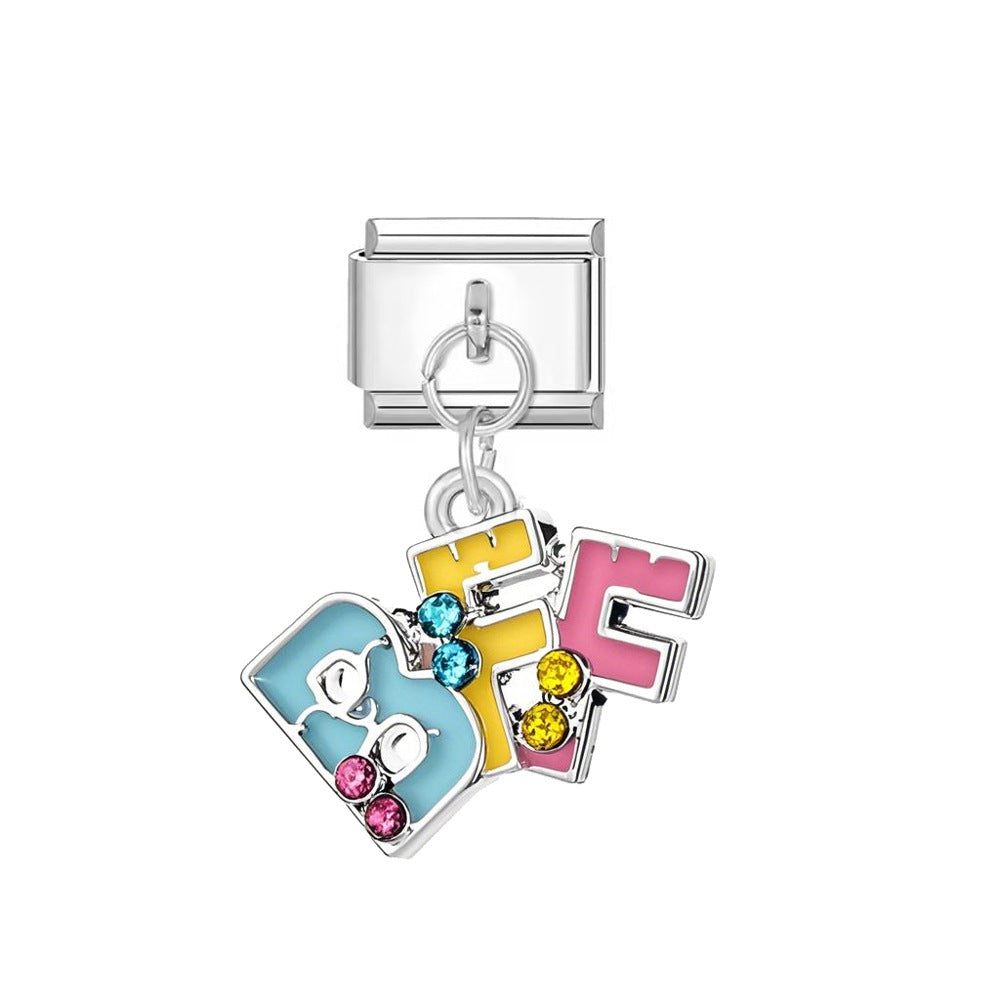 Colorful Letter Charms