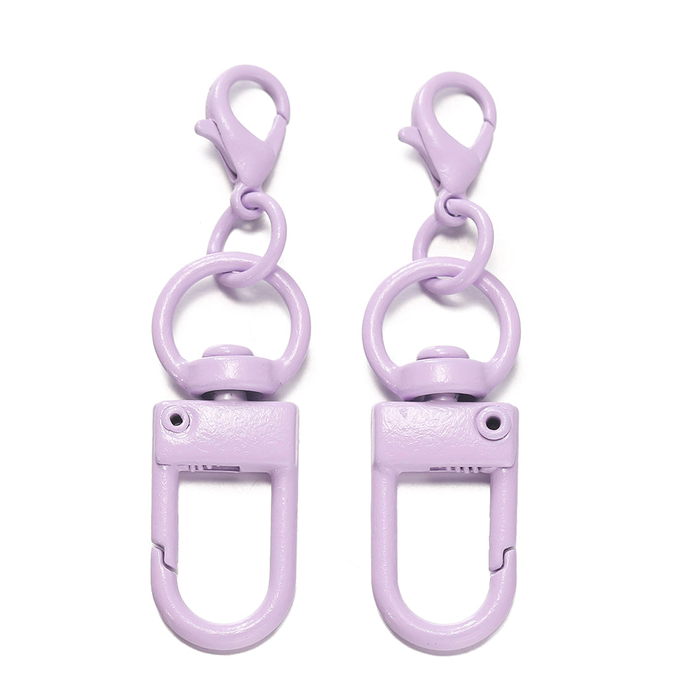 Color paint zinc alloy lobster buckle key ring iy bag key ring doll pendant metal accessories