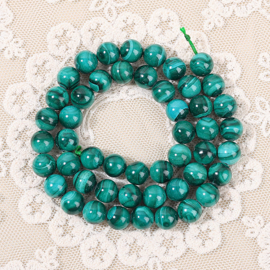 1mm Natural  green crystal beads