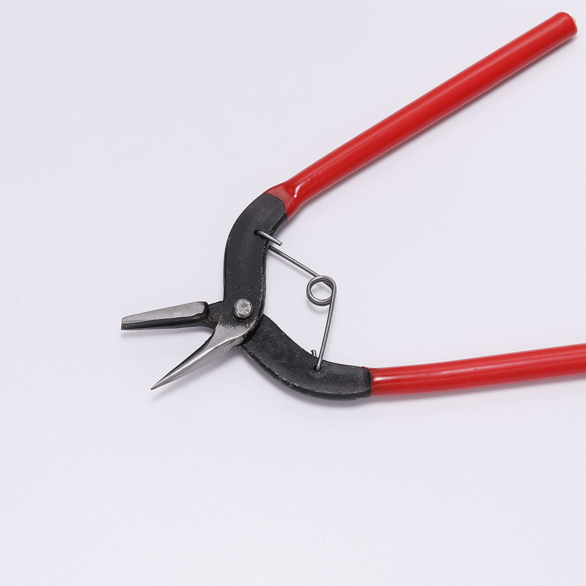 Large red single-sided needle-nose pliers