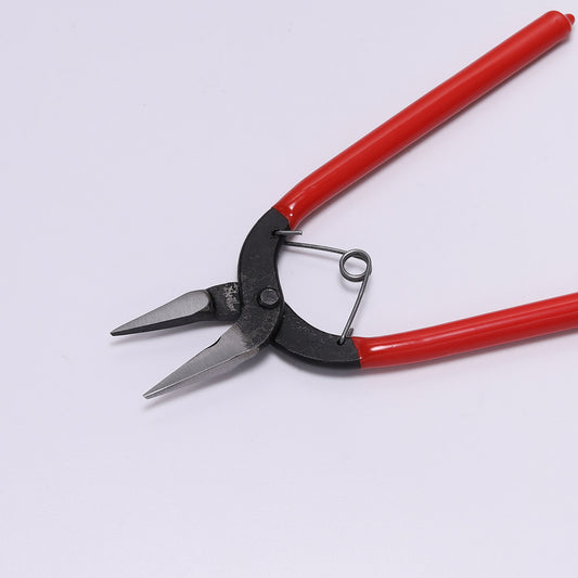 Red flat nose pliers