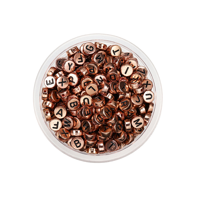50 kinds Acrylic scattered beads English letters