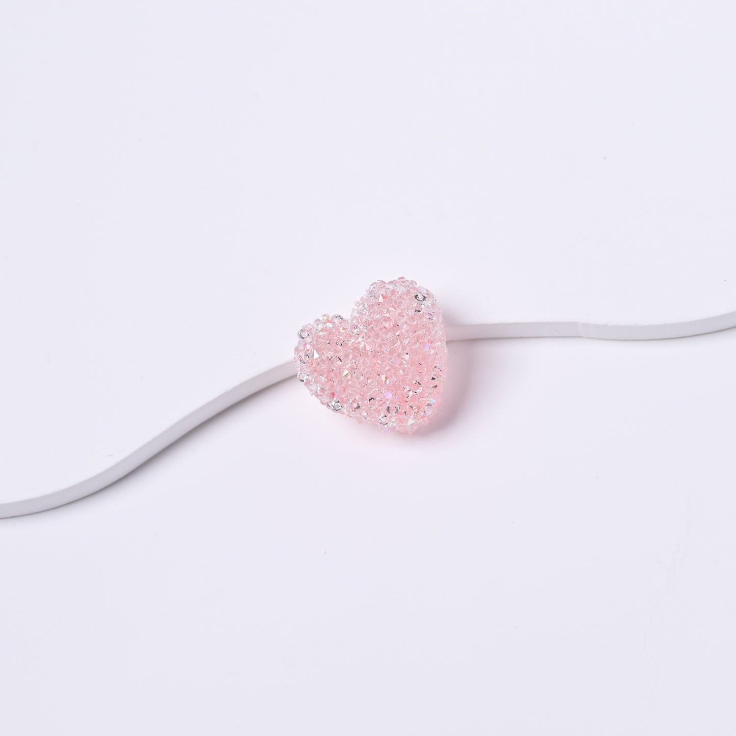 10 pcs sugar heart shape beads