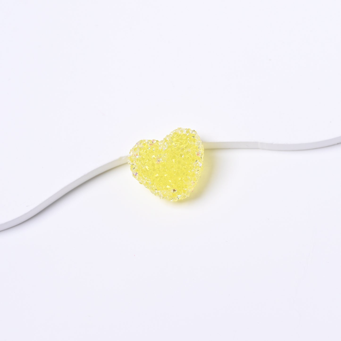 10 pcs sugar heart shape beads