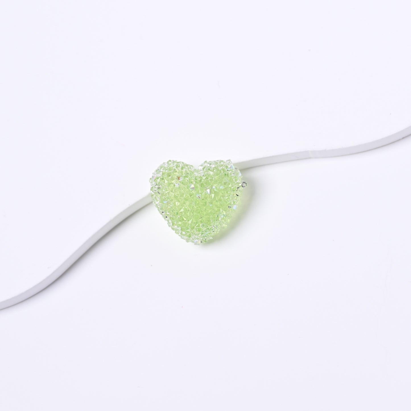 10 pcs sugar heart shape beads