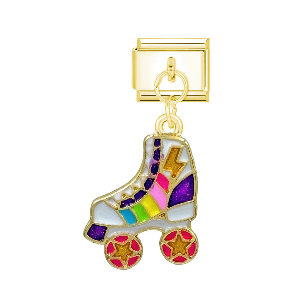 Colorful roller skates
