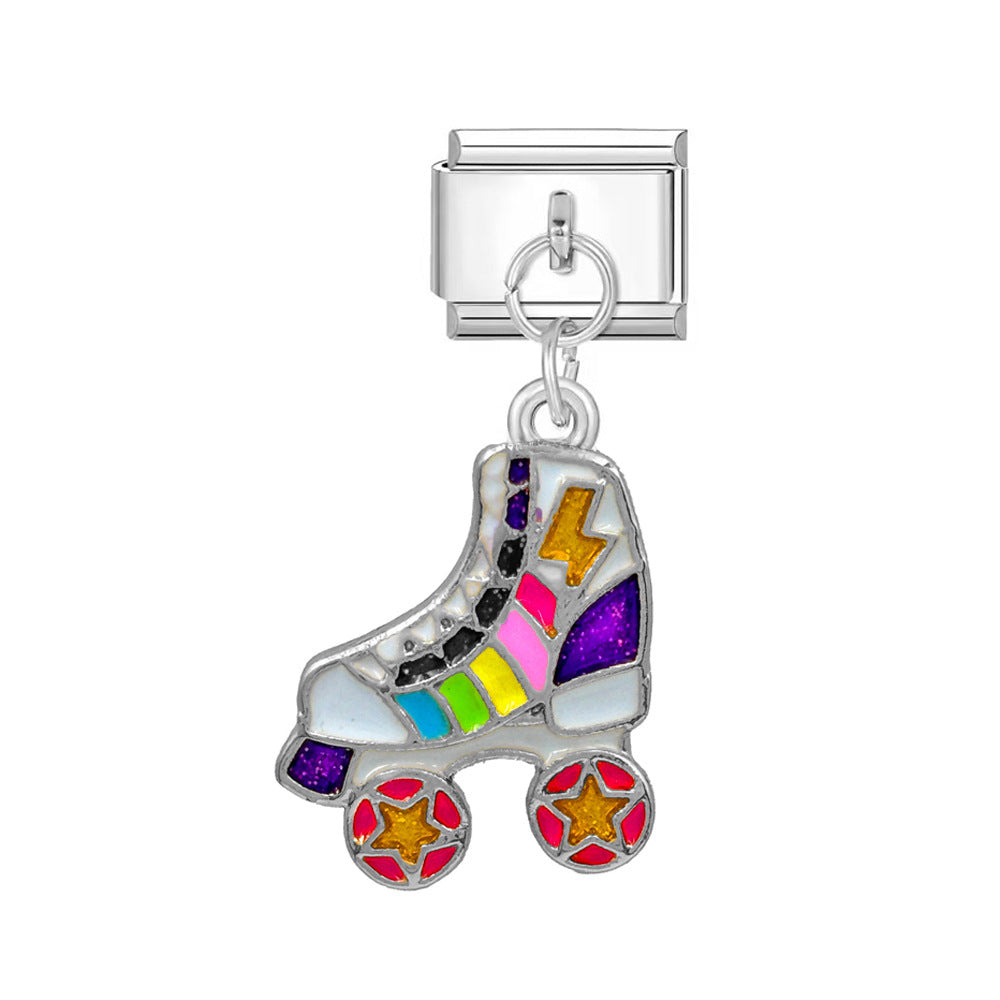 Colorful roller skates