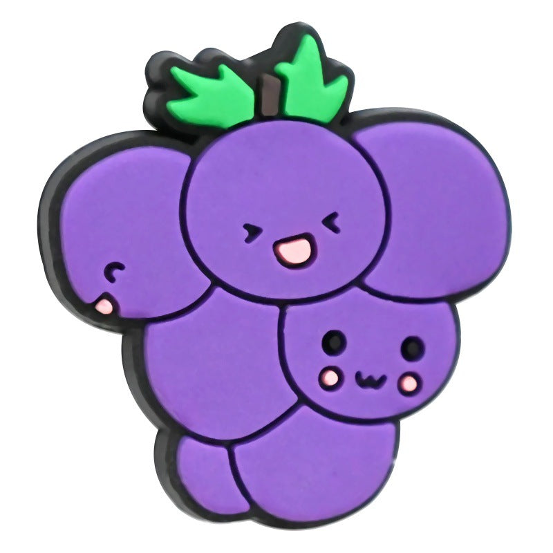 Cartoon fruit silicone focal beads