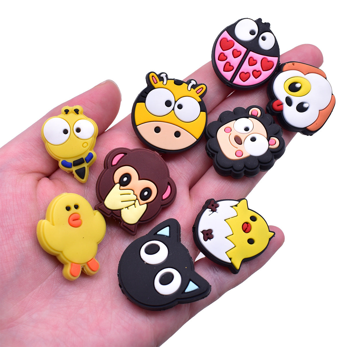 Cartoon Small Animal Series Silicone Focus Beads Silicone Focus Beads