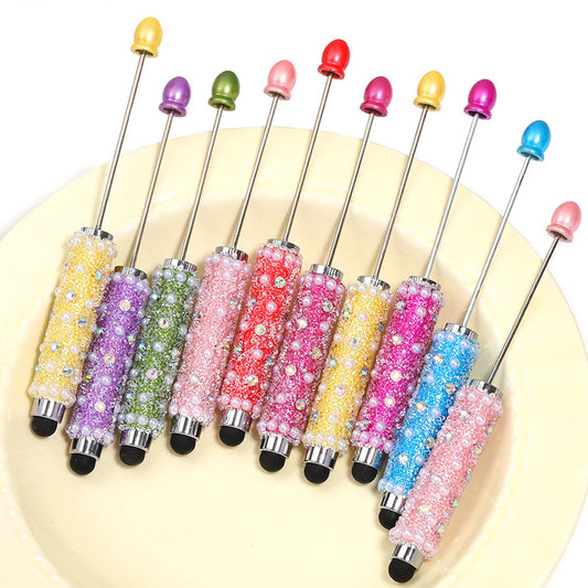 Pearl Sugar Gypsophila Beaded Pen