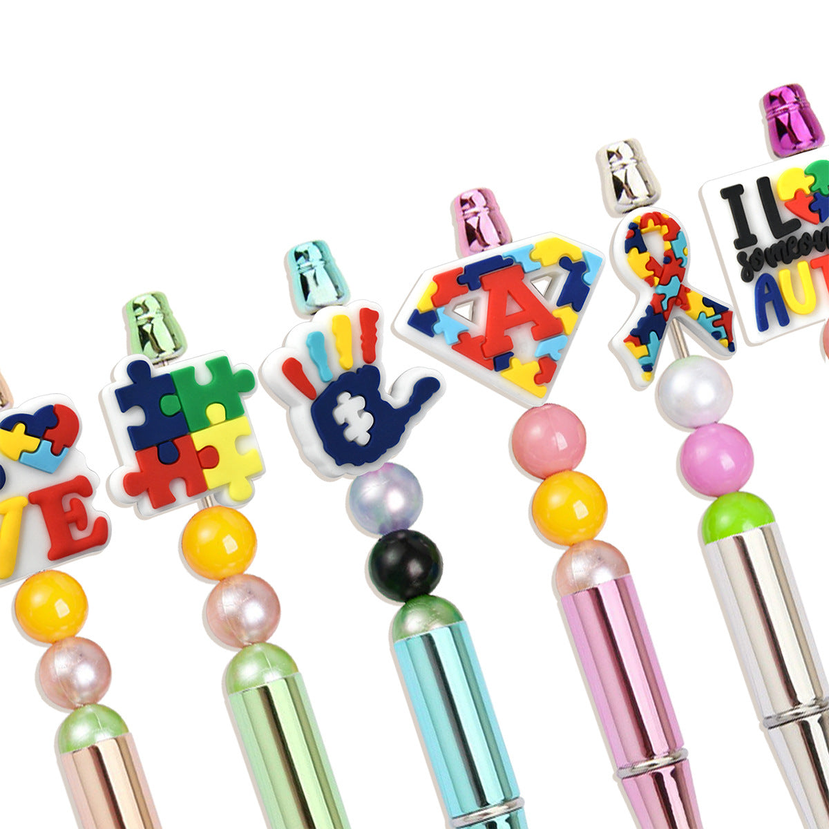Creative Stationery Puzzle Series Silicone Focus Beads Silicone Focus Beads