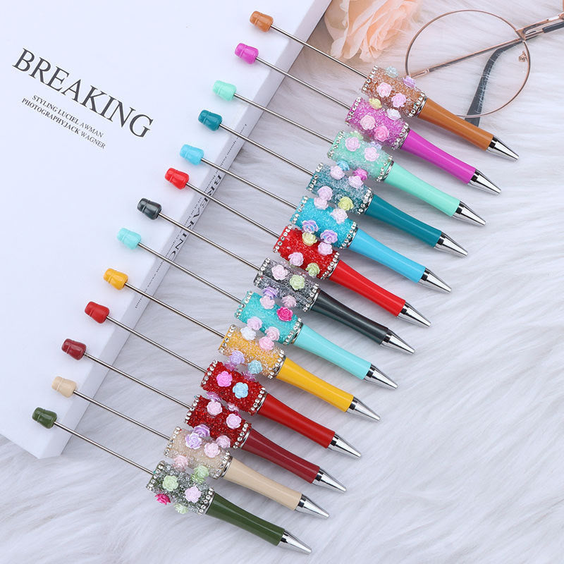 Sugar Flower Beaded Pen