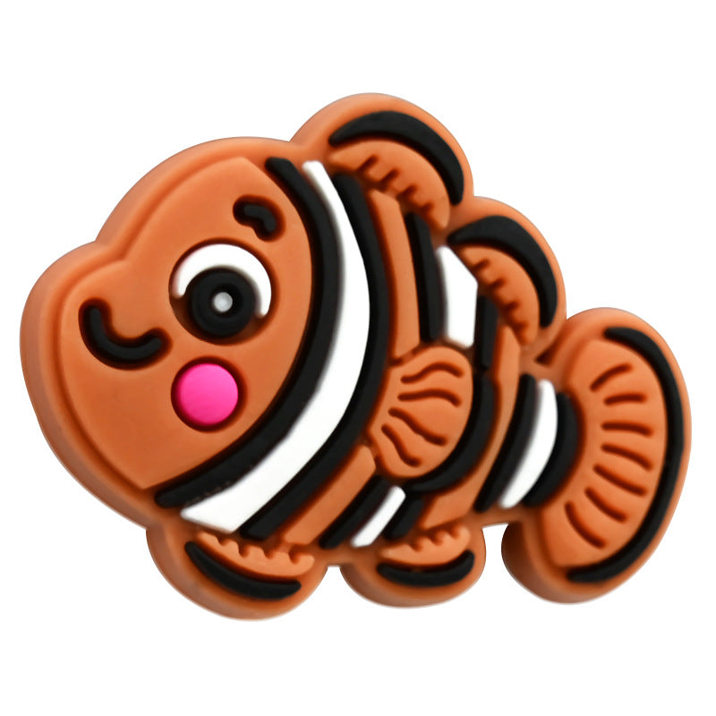 Cute Cartoon Ocean World Series Silicone Focus Beads Silicone Focus Beads