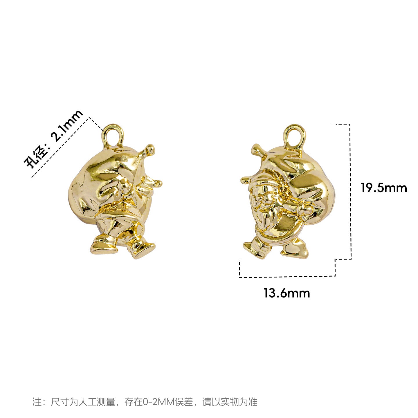 Foreign Trade Cross-Border Santa Claus Back Sack Charm
