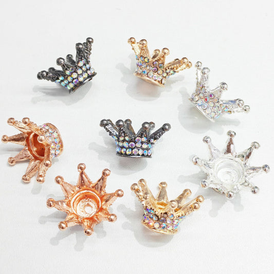 3D Large Crown Alloy Jewelry
