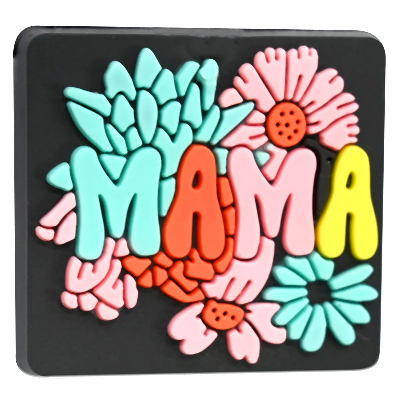 Mother's Day Series Silicone Focus Beads