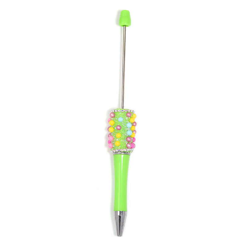 Colorful Stringed Pearls Pen