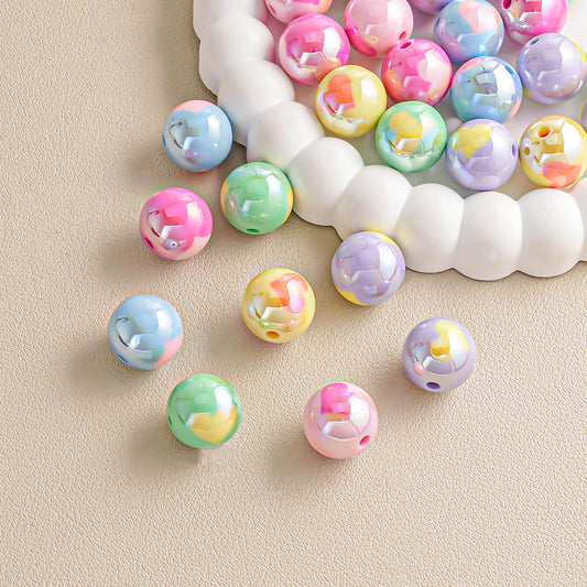 16mm Heart-shaped Straight Hole Round Beads