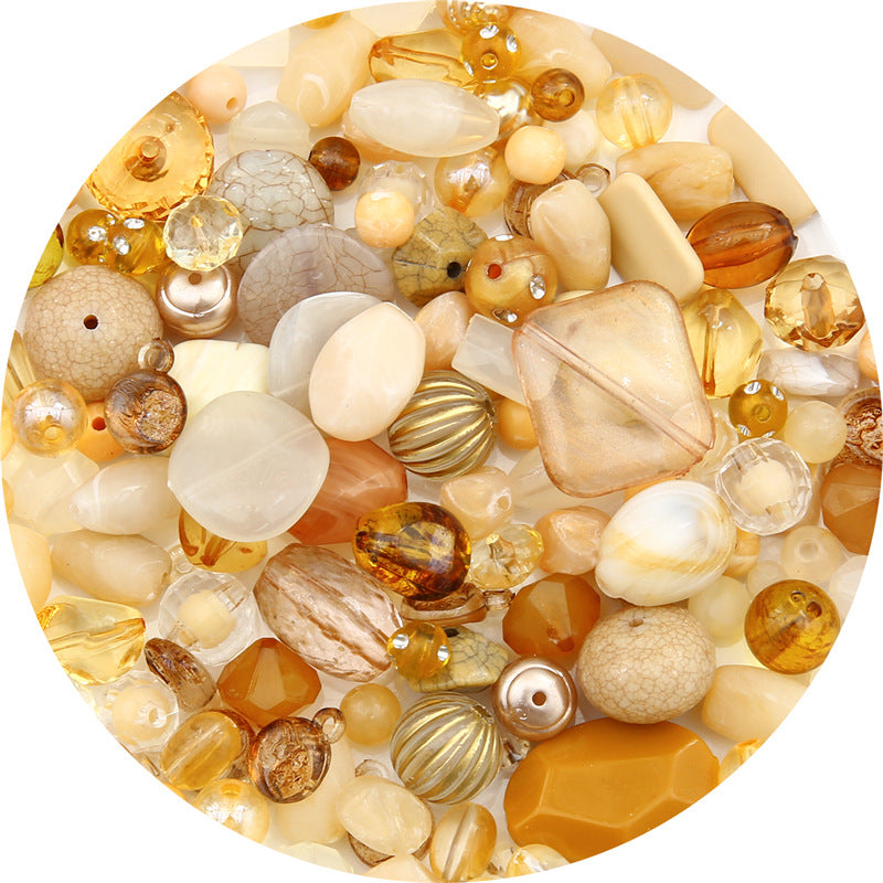 Multi-color Mixed Baroque Style Acrylic Beads