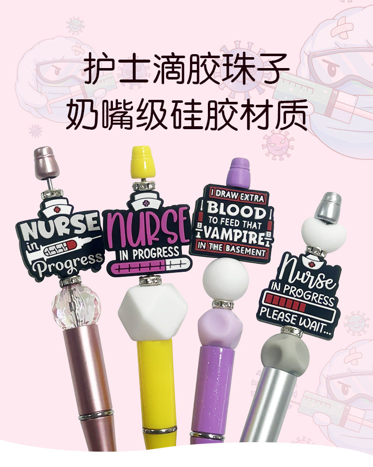 Nurse Series Food Grade Silicone Burnt Beads