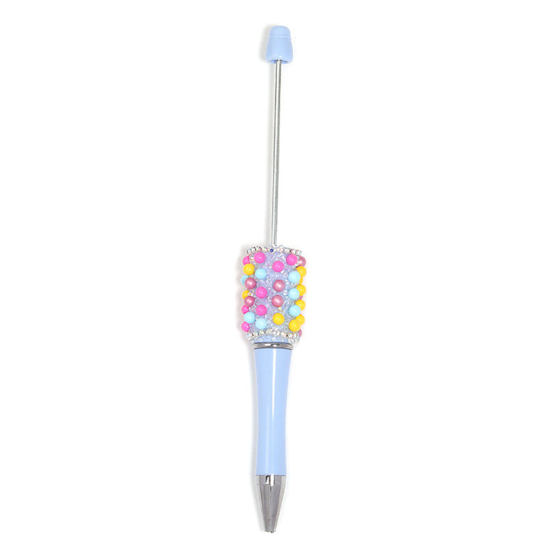 Colorful Stringed Pearls Pen