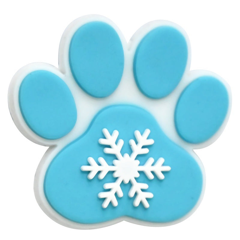Cartoon Animal Footprint Series Silicone Focus Beads Silicone Focus Beads