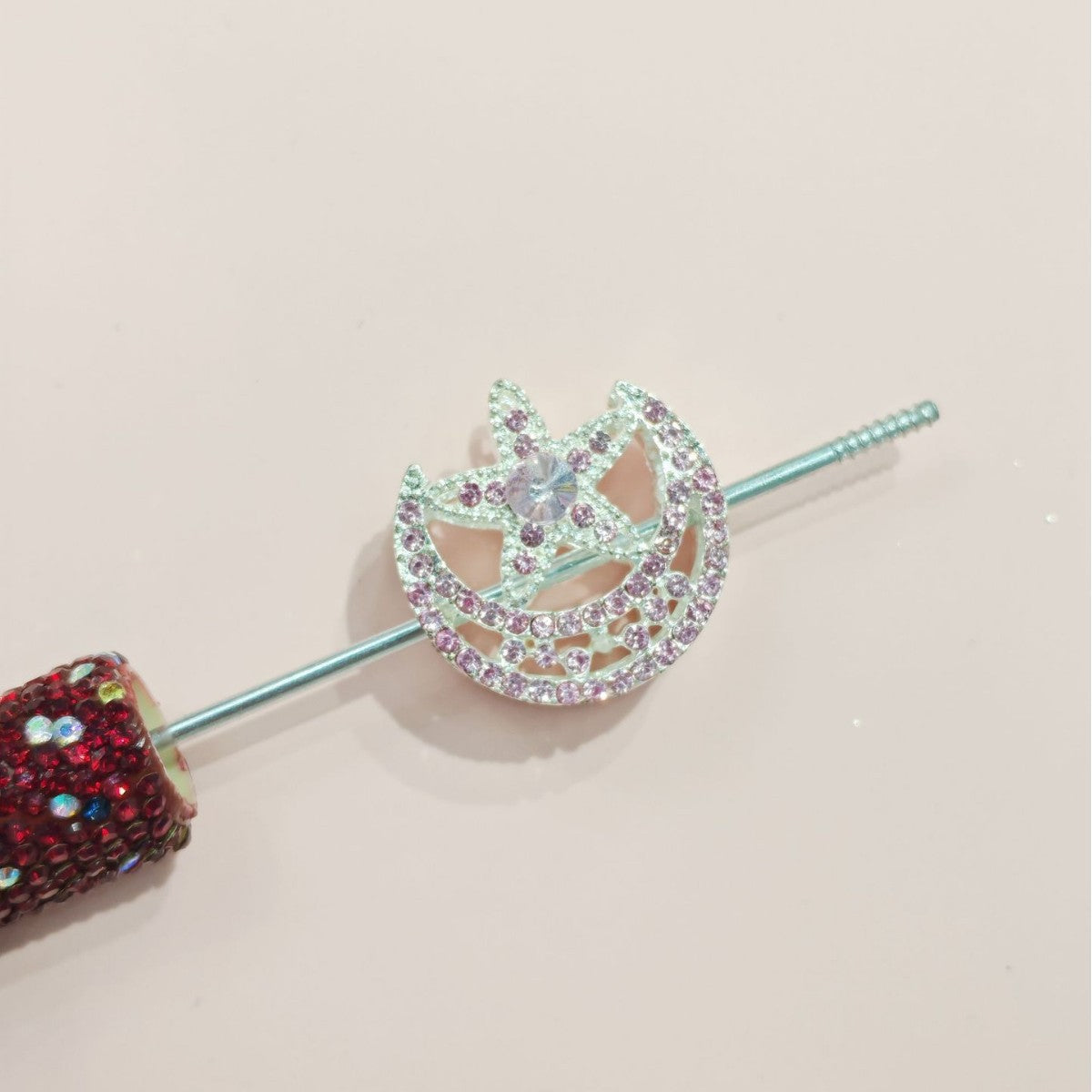 Hollow Star Moon Alloy Beads