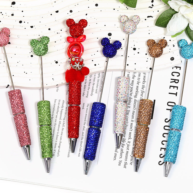 Solid Color Full Diamond Beaded Pen
