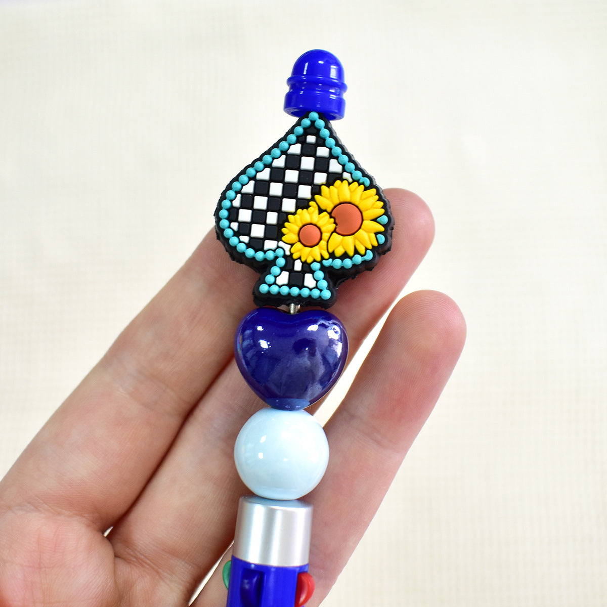 High-Value Cartoon Cowboy Series Silicone Focus Beads Silicone Focus Beads