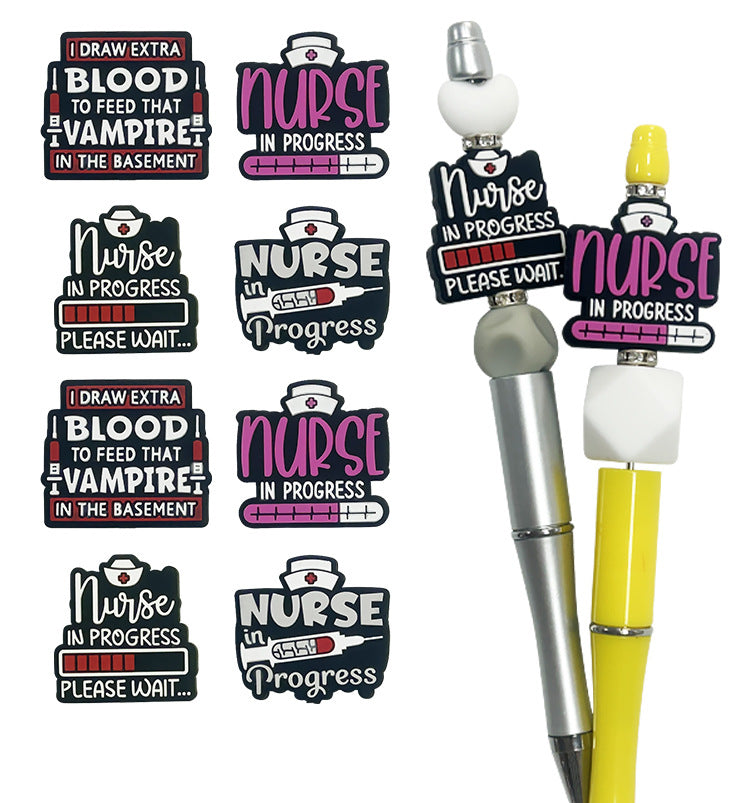 Nurse Series Food Grade Silicone Burnt Beads