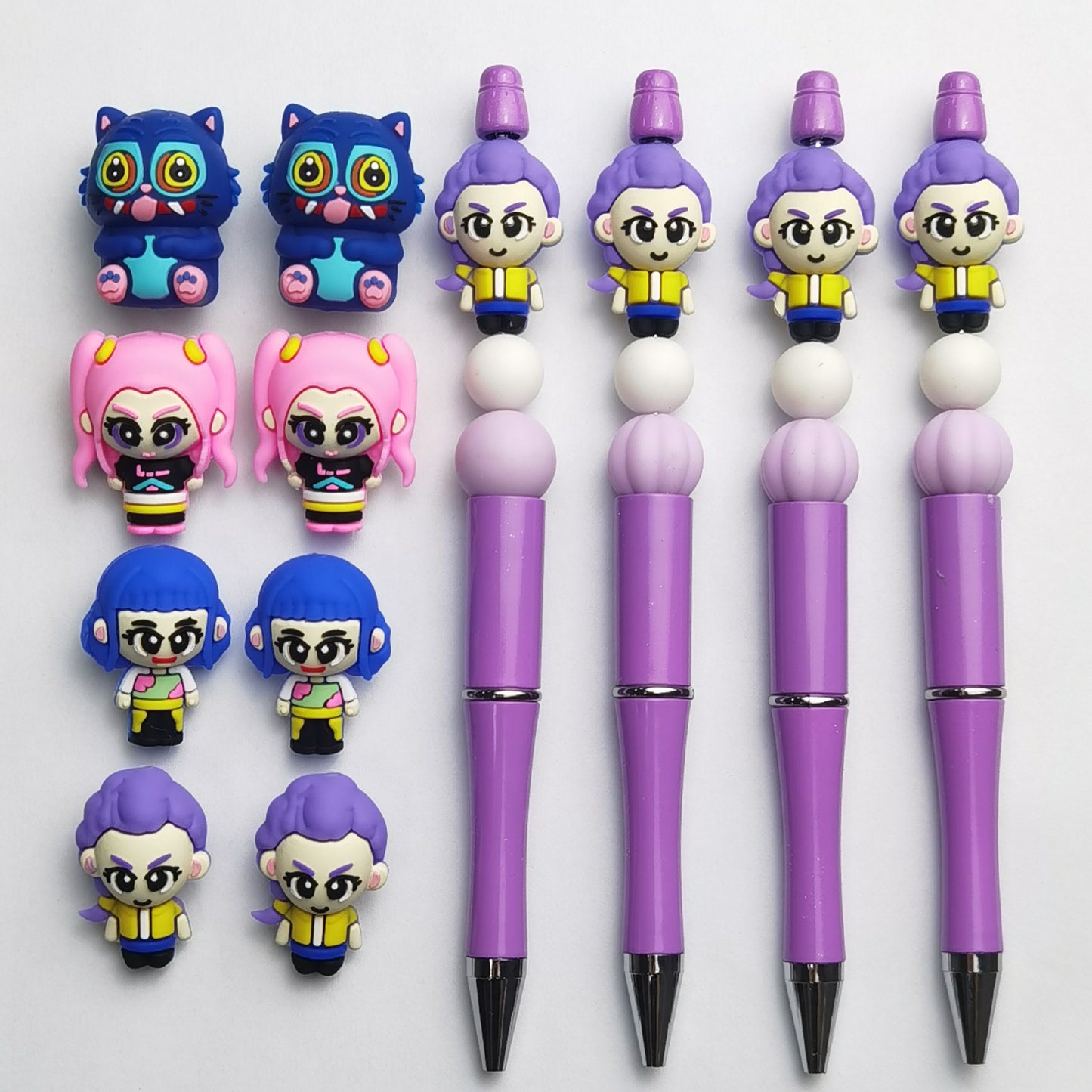 Demon Slayer Silicone Beads