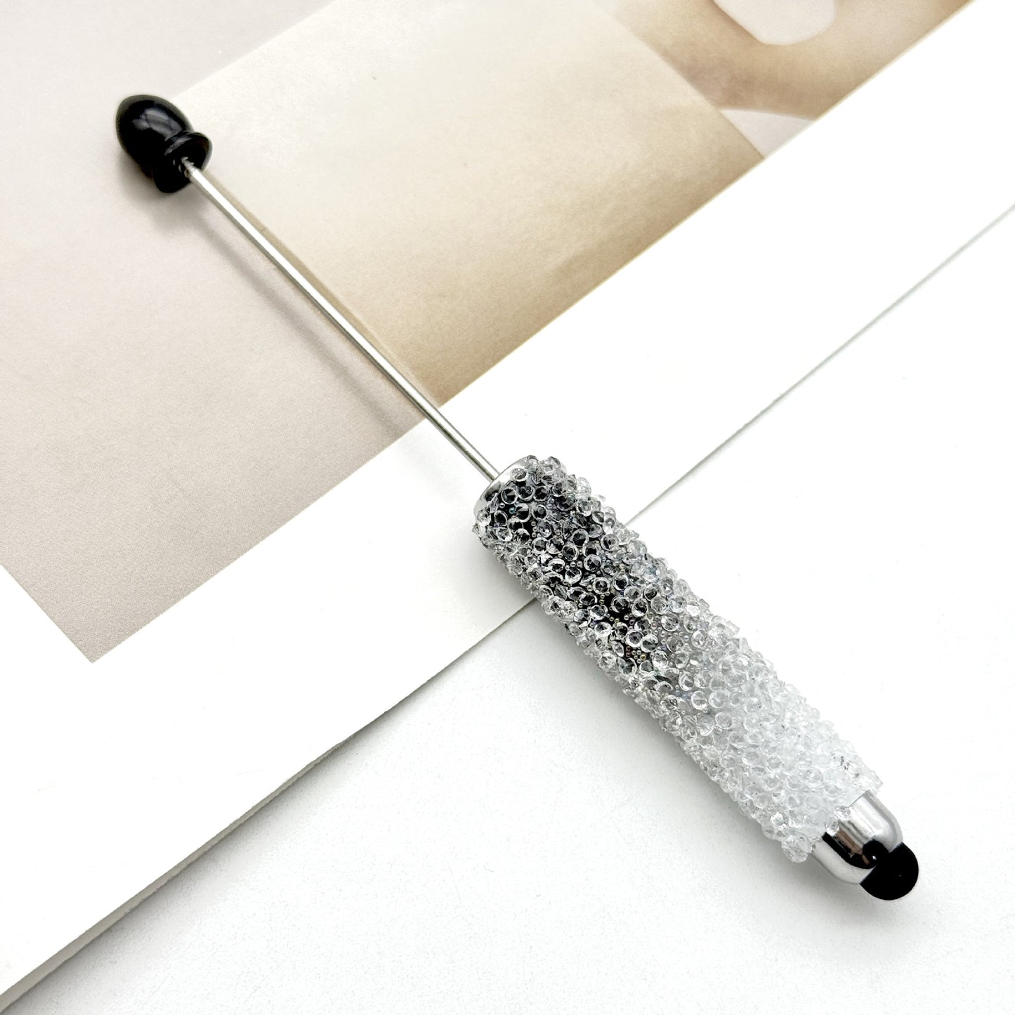 Resin Gypsophila Touch Screen Beaded Pen