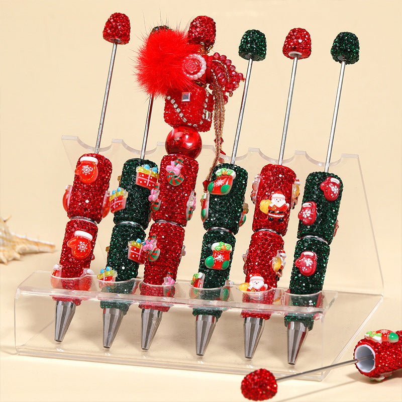 Full Diamond Christmas Beaded Pen