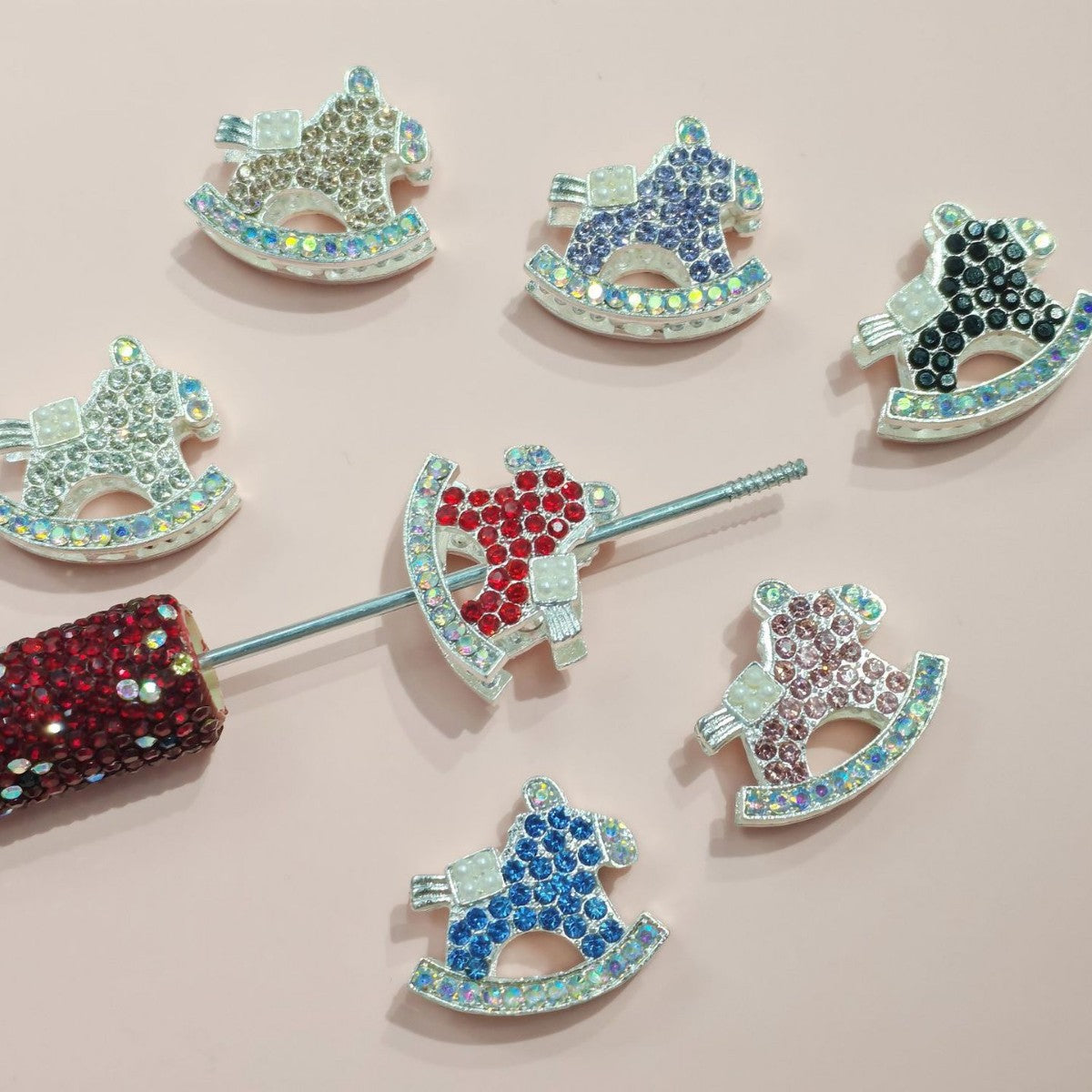 Double-Sided Alloy Little Rocking Horse