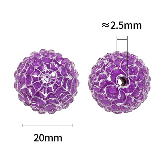 Colorful Resin Drill Beads