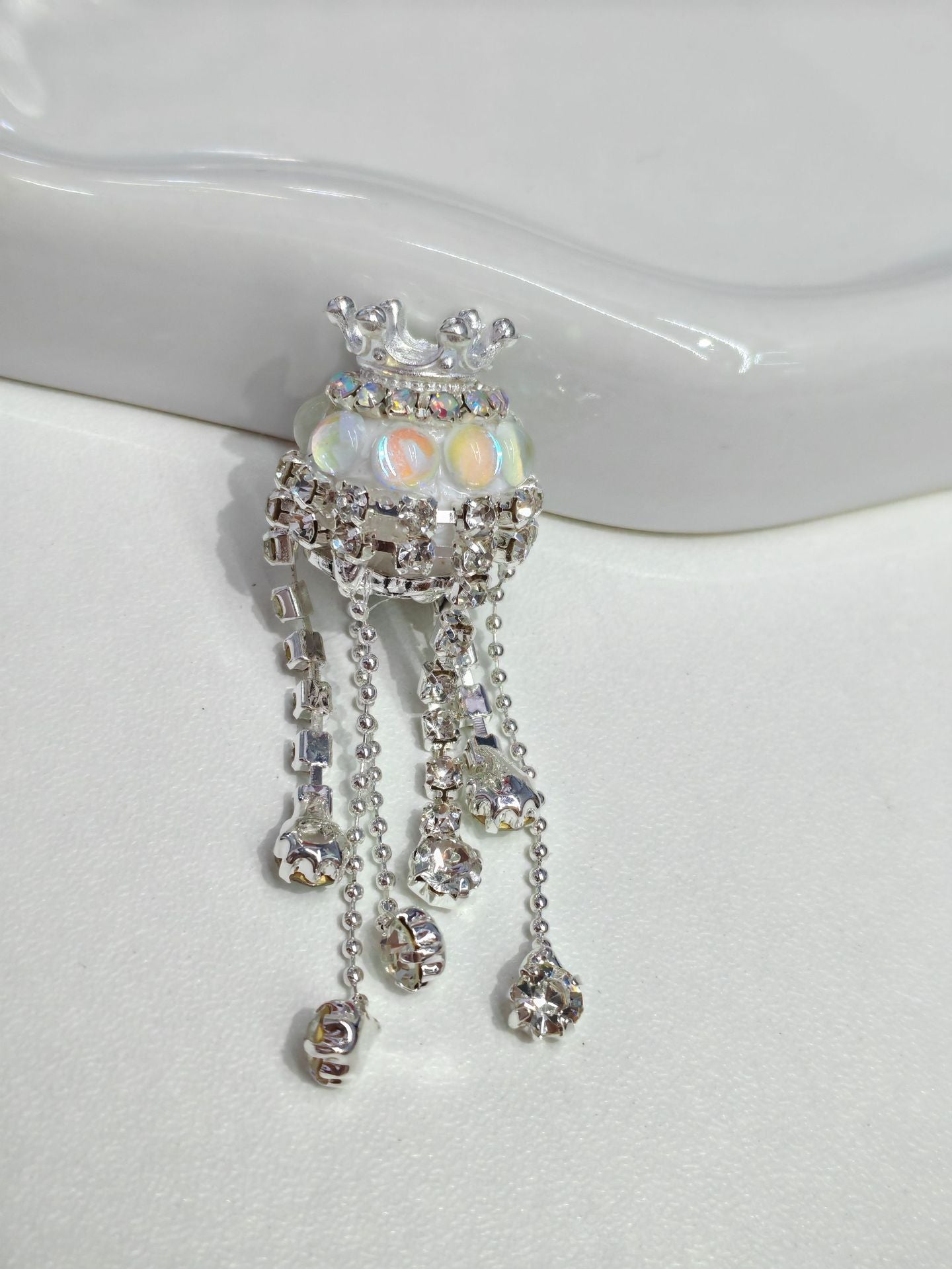 Crown Tassel Diamond Beads