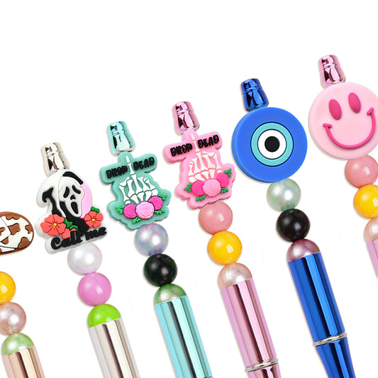 Cute cartoon silicone focal beads