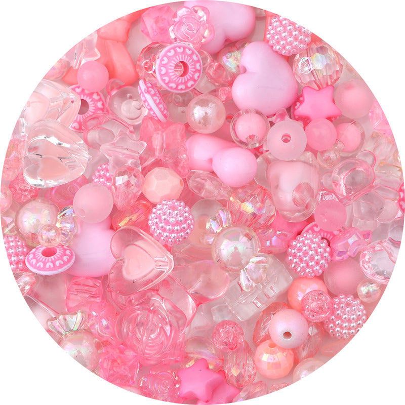 Multi-color Mixed Baroque Style Acrylic Beads