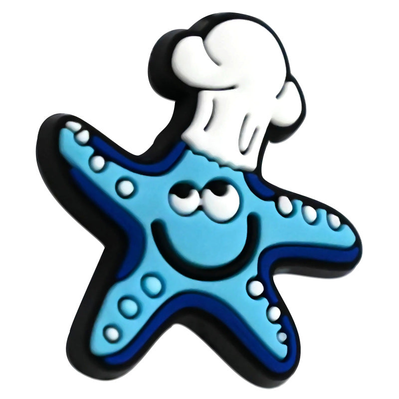 Cute Cartoon Ocean World Series Silicone Focus Beads Silicone Focus Beads