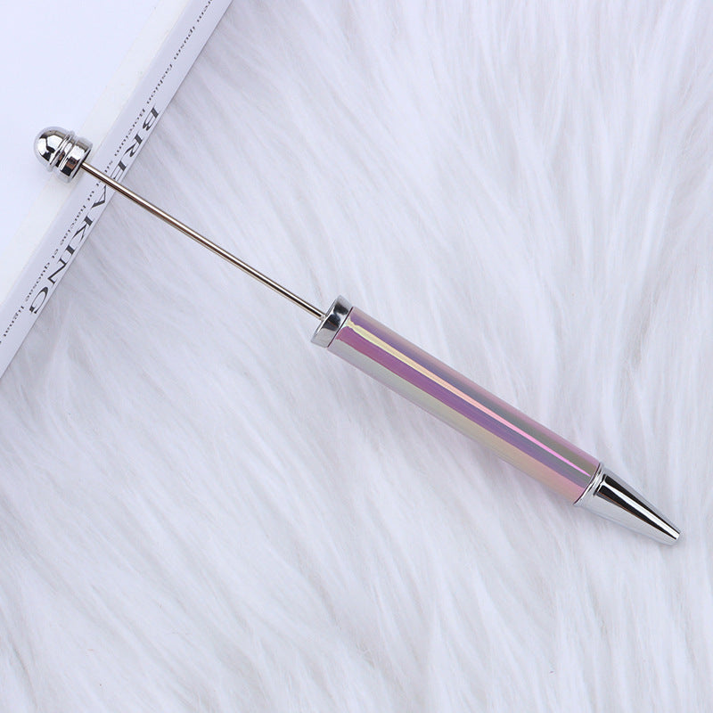 Colorful Electroplated Beaded Pen