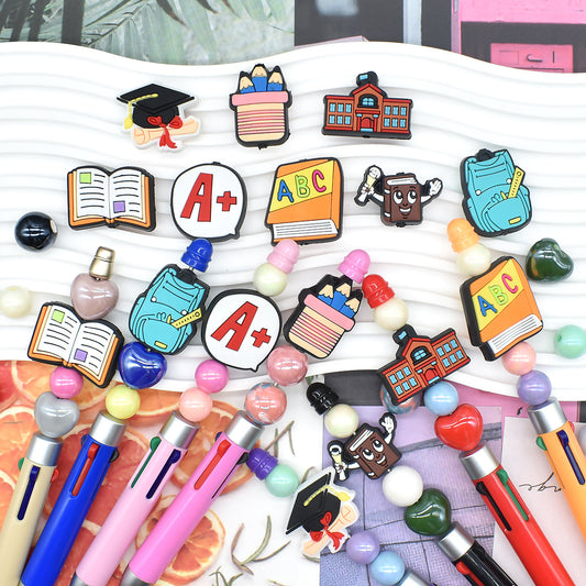 Back-to-School Season Silicone Focus Beads