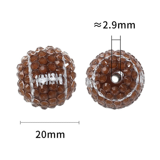 Full Diamond Beaded Loose Beads