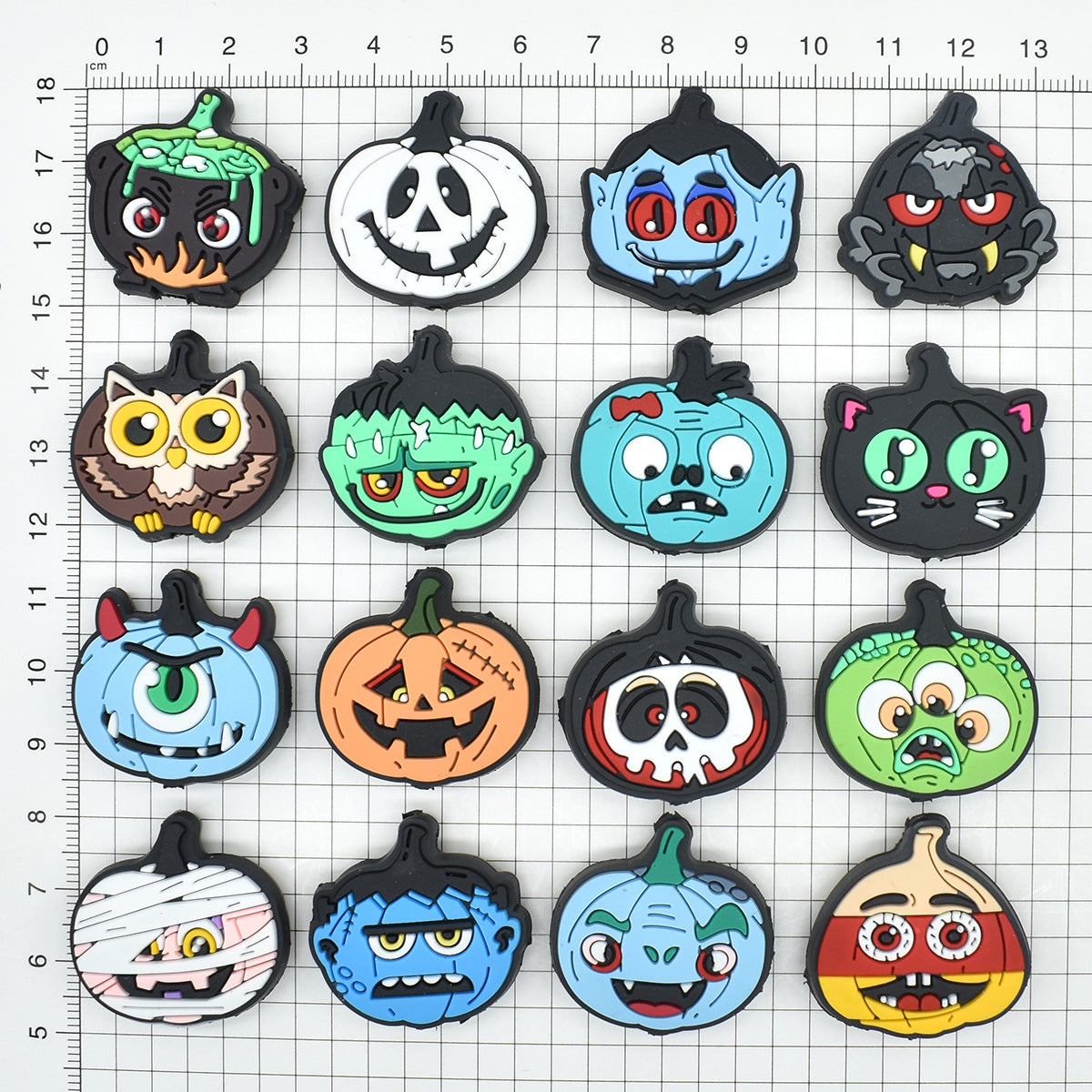 Halloween Pumpkin Series Silicone Focal Beads