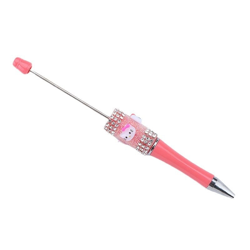 Inlaid Diamond Turtle Beaded Pen