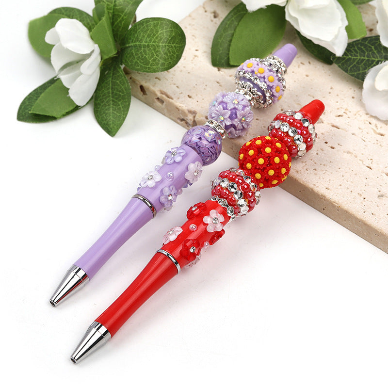 Flower Diamond Beaded Pen