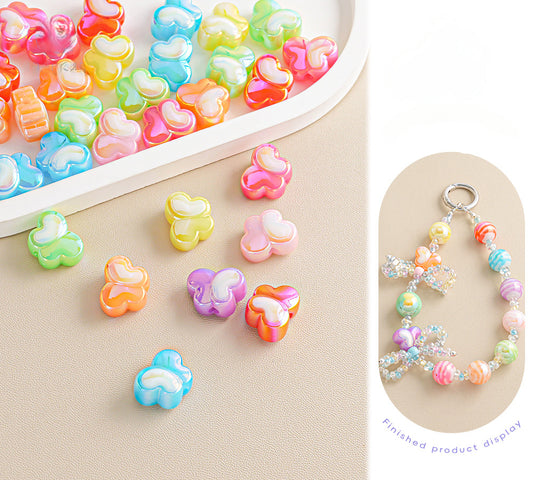 Cartoon Candy Color Butterfly Beads